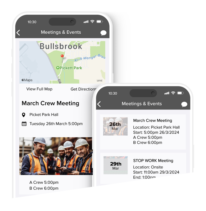 Gopha-App-Meetings-Events-Screen